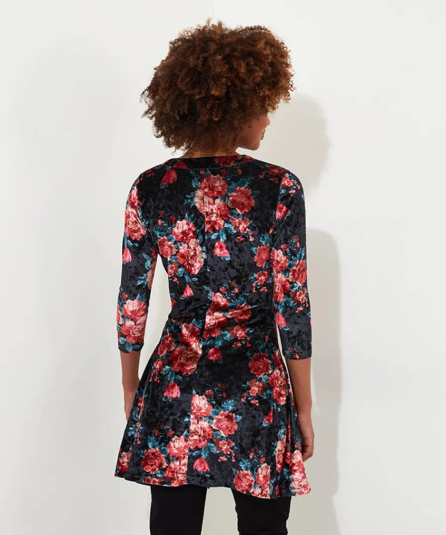 favourite_festive_crushed_2.webp Shop Joe Browns Favourite Festive Crushed Velour Tunic Berry