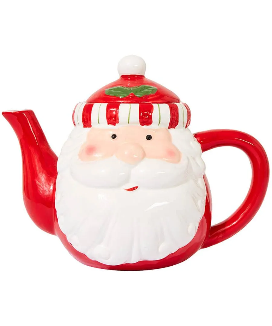 festive_santa_teapot_0.webp Discount Joe Browns Festive Santa Teapot Red