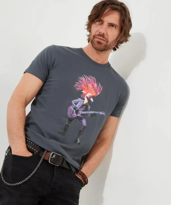 Sale Joe Browns Flamingo Rock Tee Charcoal