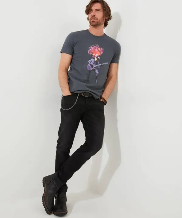 Sale Joe Browns Flamingo Rock Tee Charcoal