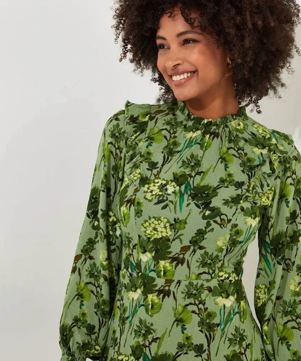 Shop Joe Browns Florence Frill Dress Green