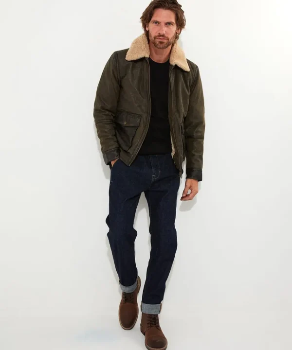 Outlet Joe Browns Flying High Leather Jacket Brown