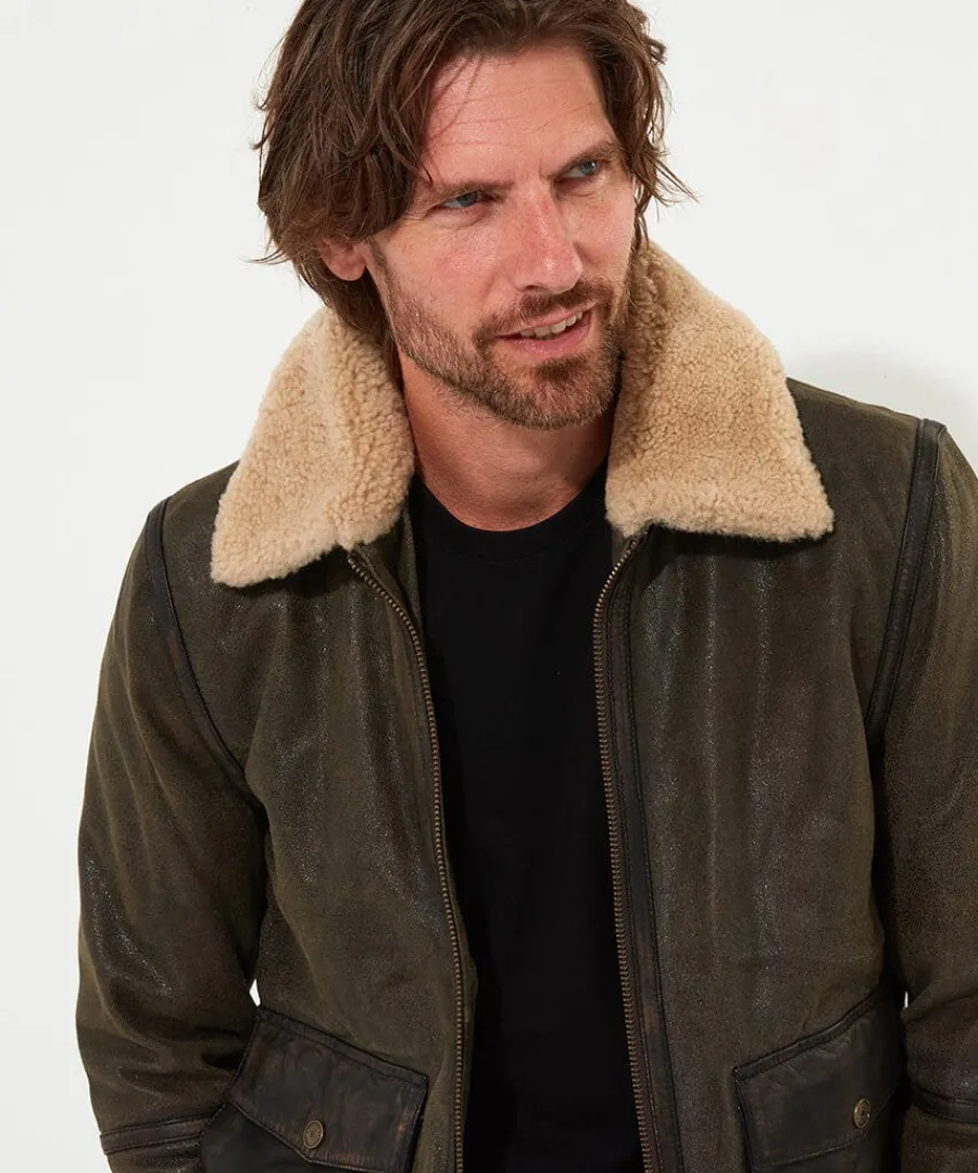 flying_high_leather_jacke_3.webp Outlet Joe Browns Flying High Leather Jacket Brown