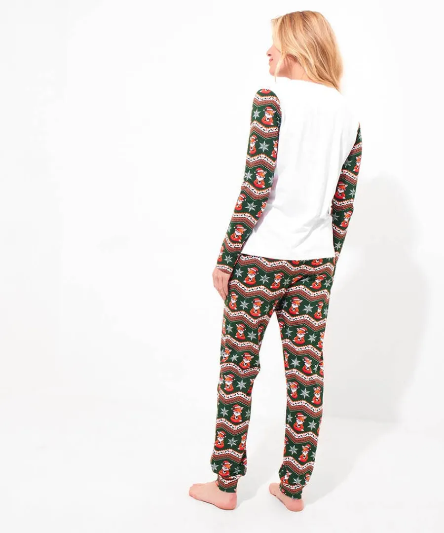 foxy_jersey_pj_set_3.webp Fashion Joe Browns Foxy Jersey PJ Set Green