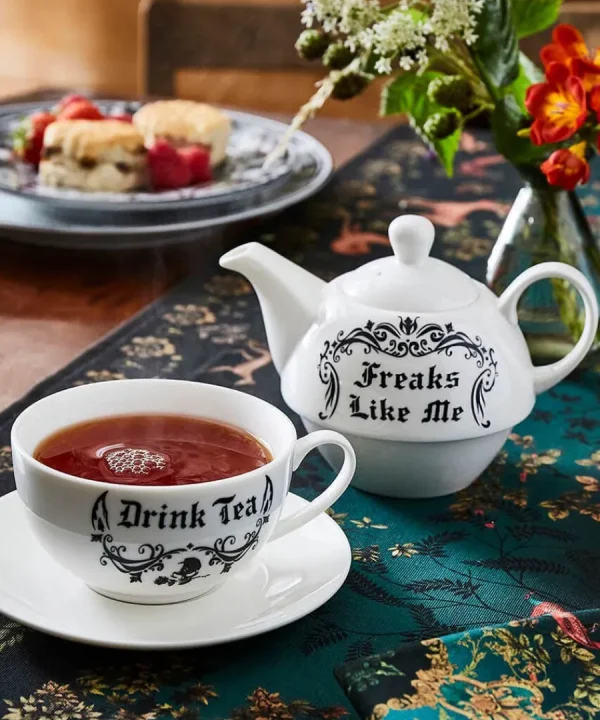 Online Joe Browns Freaks Like Me Tea For One Set White