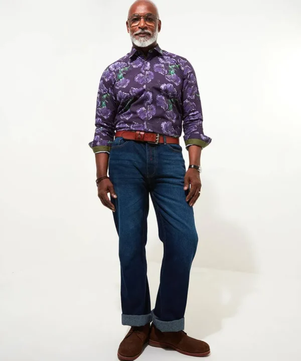 Fashion Joe Browns Full Of Life Floral Shirt Purple