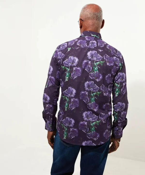 Fashion Joe Browns Full Of Life Floral Shirt Purple