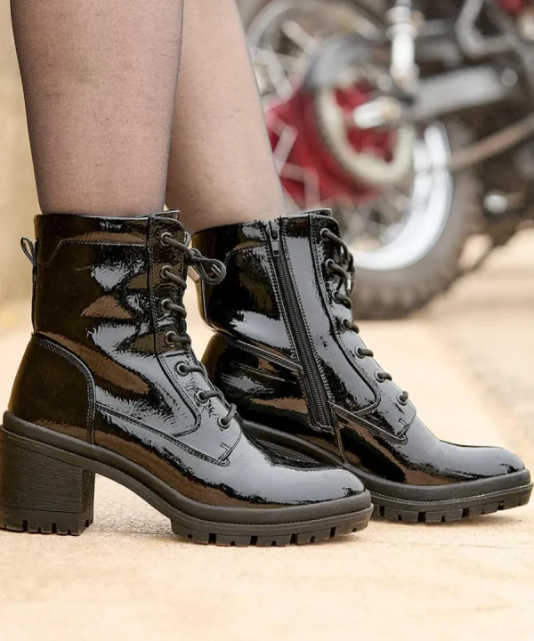 Flash Sale Joe Browns Go Getter Patent Boots Black