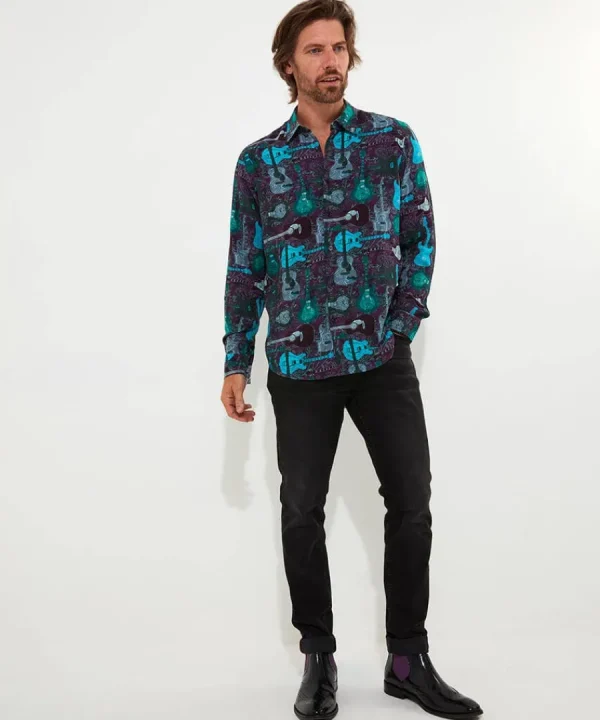 Cheap Joe Browns Guitar It Up Shirt Purple