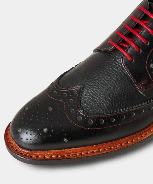 Online Joe Browns Hand Lasted Leather Brogues Black