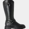 Fashion Joe Browns Harper Tall Leather Boots Black