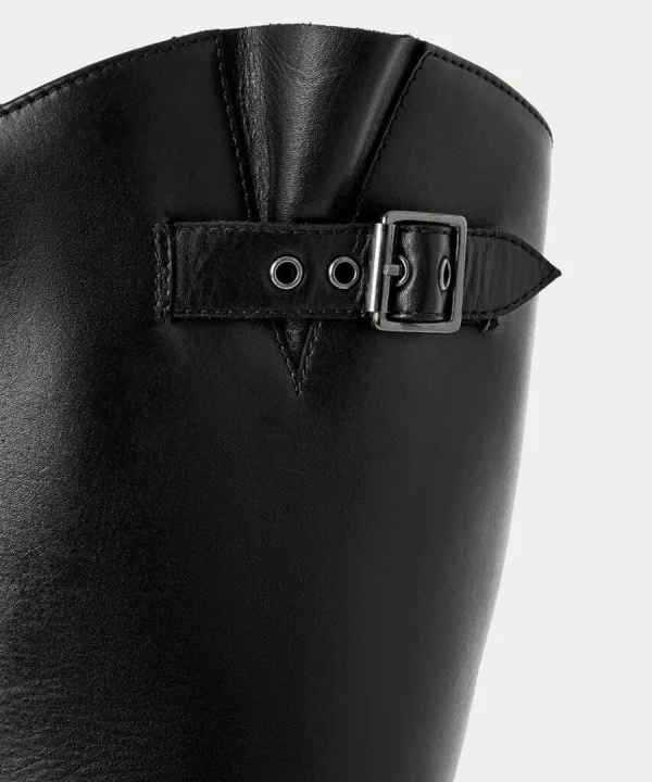 Fashion Joe Browns Harper Tall Leather Boots Black