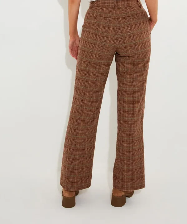 Shop Joe Browns Heritage Check Trousers Brown