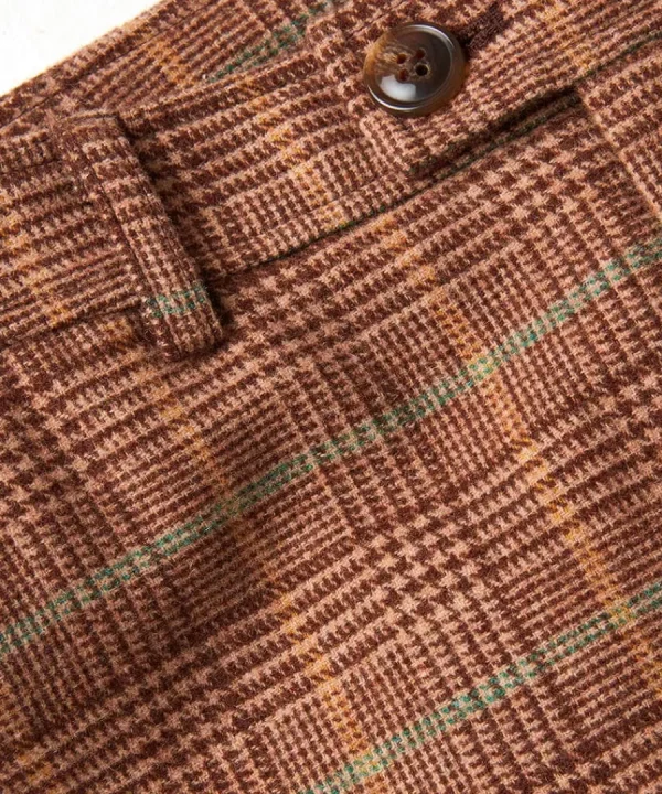 Shop Joe Browns Heritage Check Trousers Brown