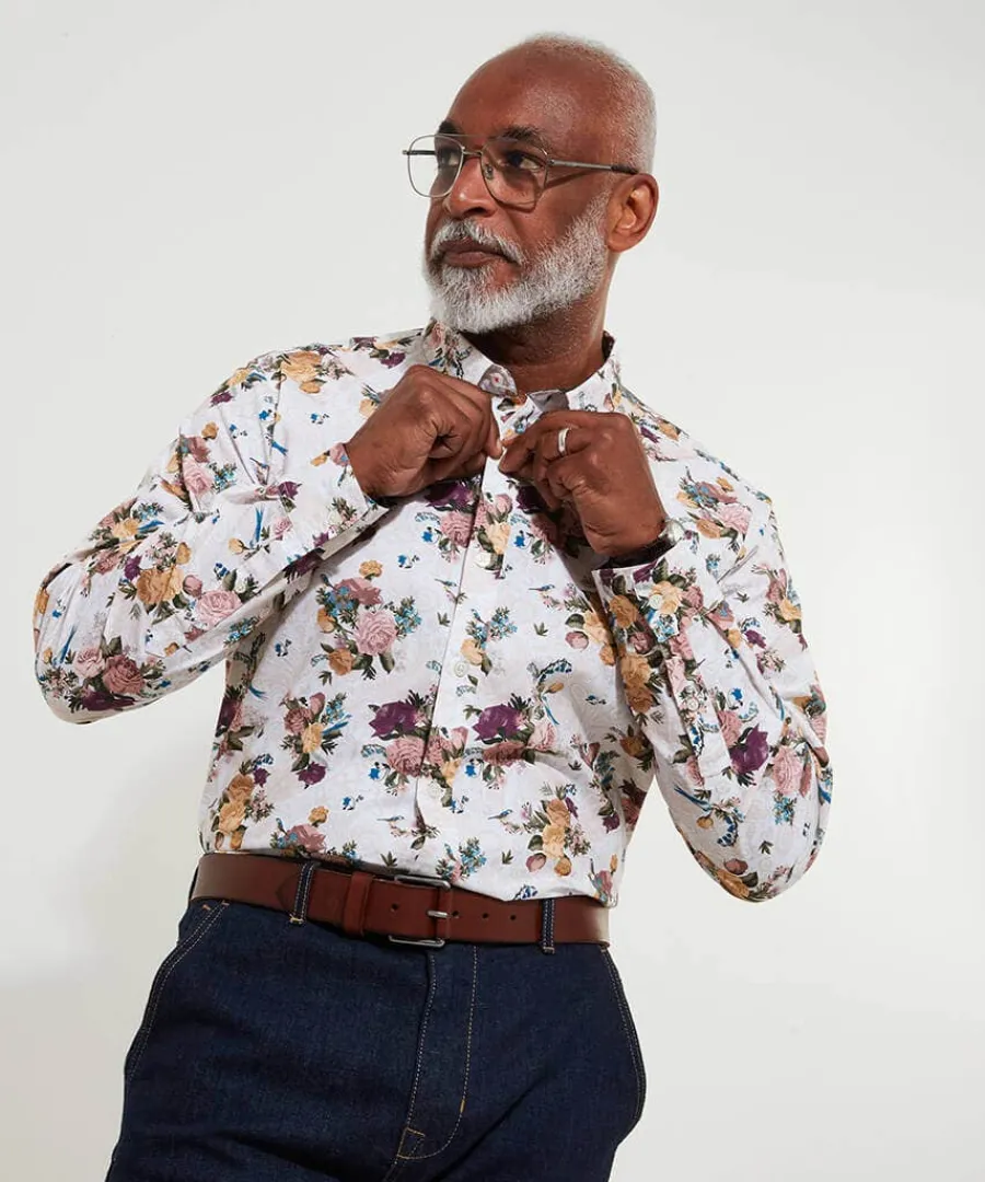 heritage_floral_shirt_1.webp Flash Sale Joe Browns Heritage Floral Shirt Cream