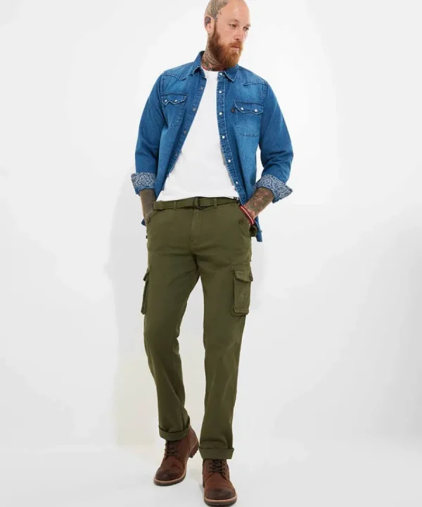 Fashion Joe Browns Hit The Action Cargo Trousers Khaki