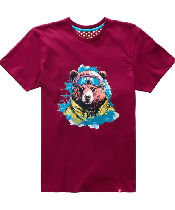 Sale Joe Browns Hit The Slopes Tee Maroon