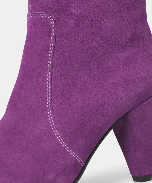 Outlet Joe Browns I'm Obsessed Suede Bootees Violet / Black