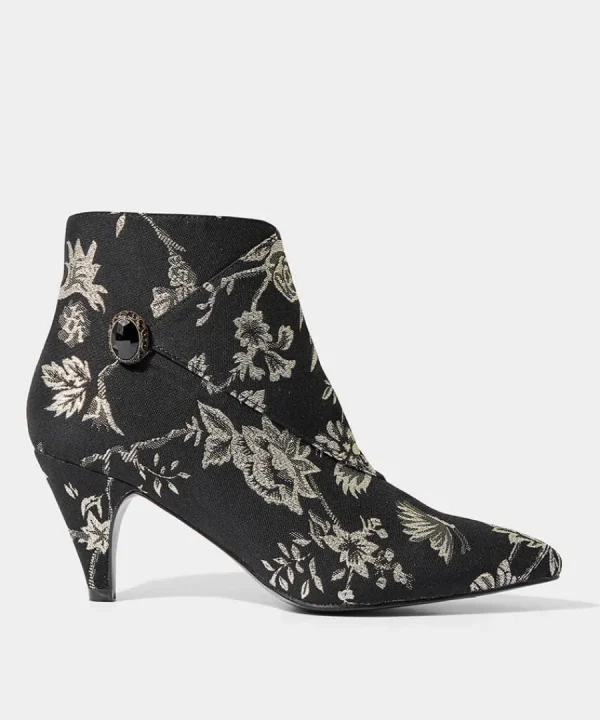 Shop Joe Browns Into The Night Jewelled Boots Gold/Black