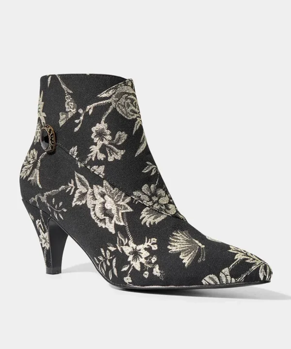 Shop Joe Browns Into The Night Jewelled Boots Gold/Black