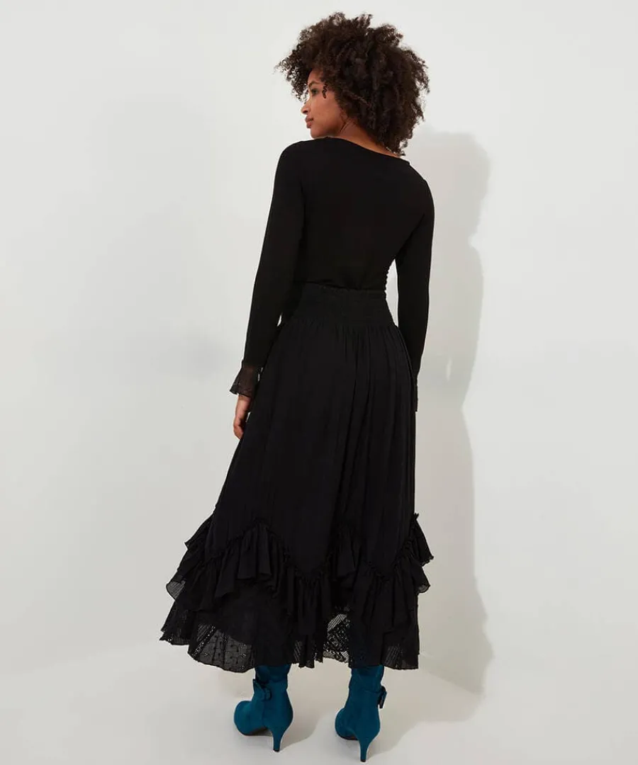 joes_cutabout_skirt_2.webp Sale Joe Browns Joe's Cutabout Skirt Black / Teal