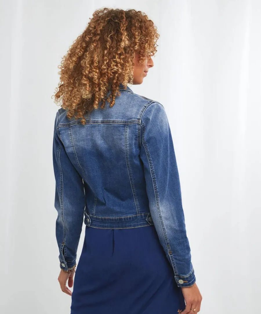 joes_essential_denim_jack_2.webp Flash Sale Joe Browns Joe's Essential Denim Jacket Blue
