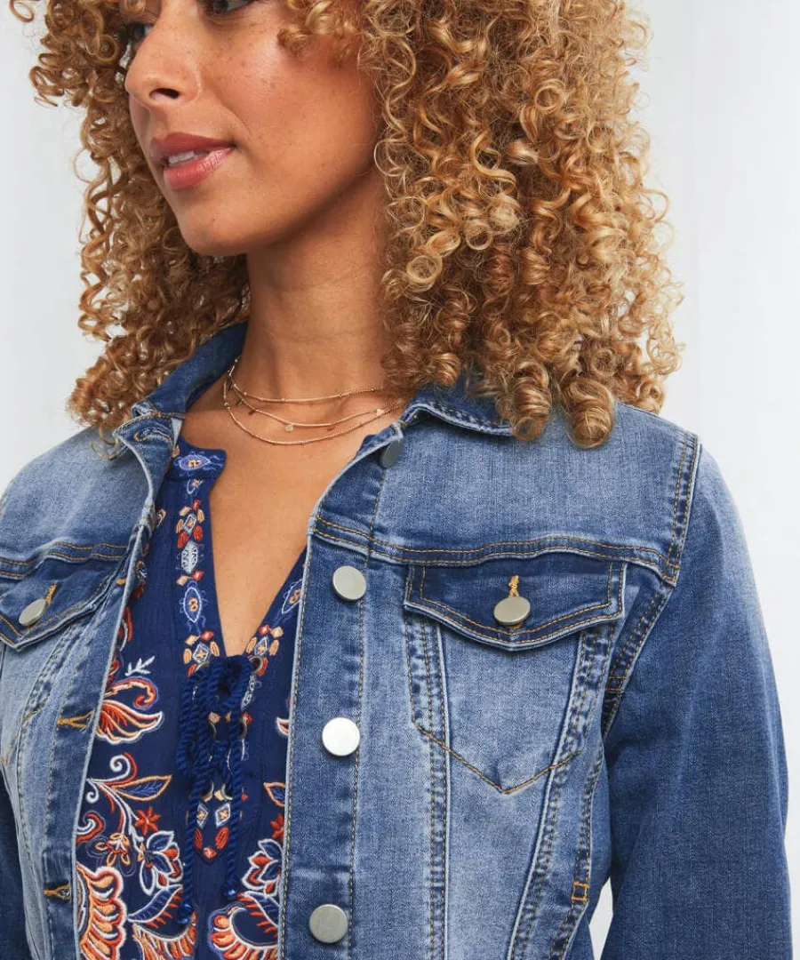 joes_essential_denim_jack_3.webp Flash Sale Joe Browns Joe's Essential Denim Jacket Blue