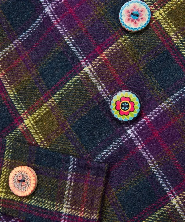 Clearance Joe Browns Joe's Favourite Checked Skirt Purple