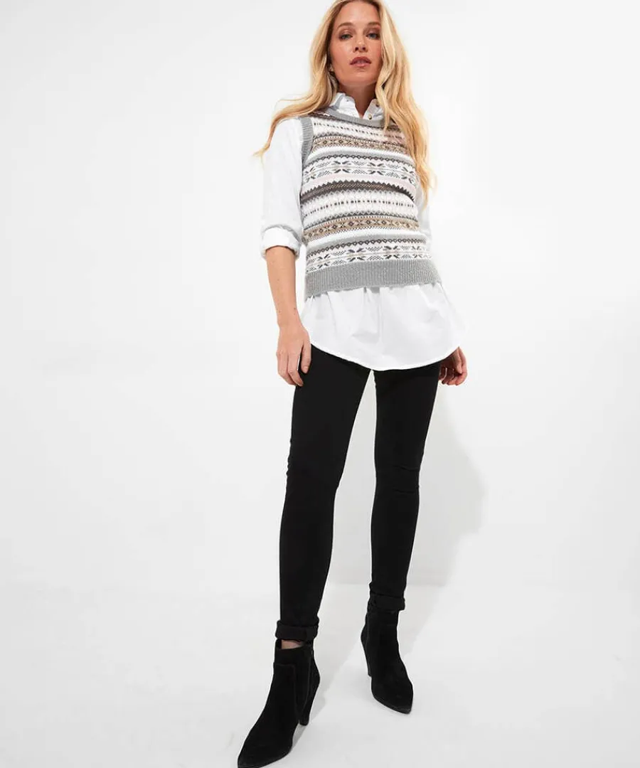 joes_favourite_knitted_ve_2.webp Outlet Joe Browns Joe's Favourite Knitted Vest Grey