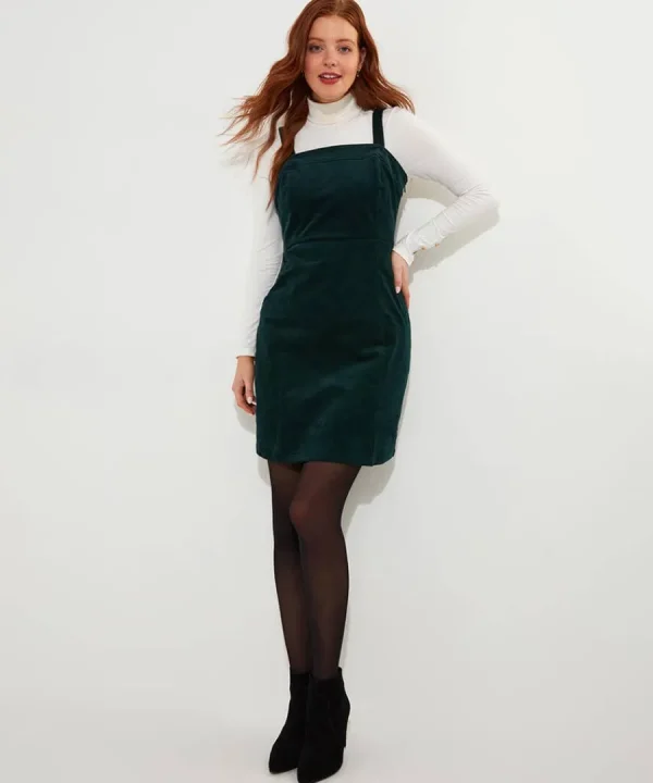 Cheap Joe Browns Jonie Cord Pinafore Green