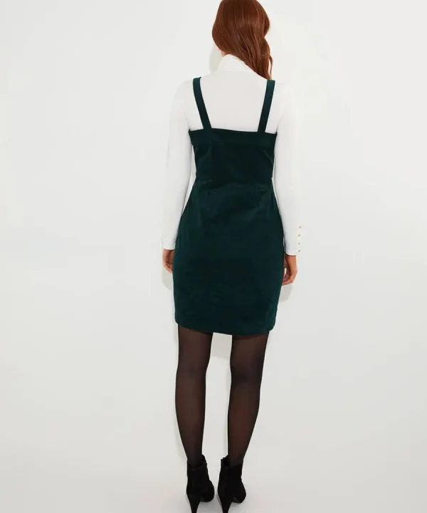 Cheap Joe Browns Jonie Cord Pinafore Green