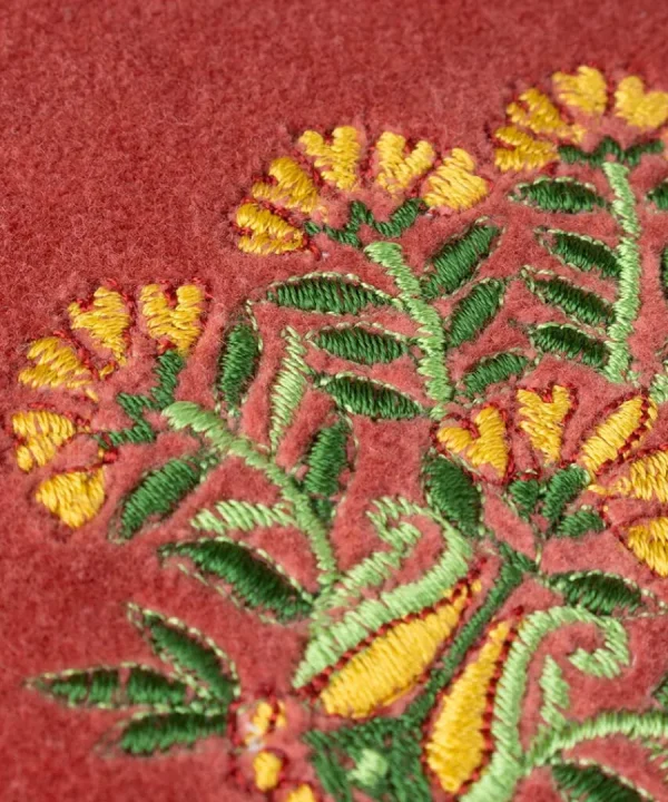 Hot Joe Browns Kashida Embroidered Boudoir Cushion Rose