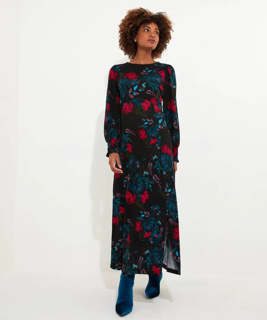 larissa_floral_jersey_dre_1.webp Cheap Joe Browns Larissa Floral Jersey Dress Black
