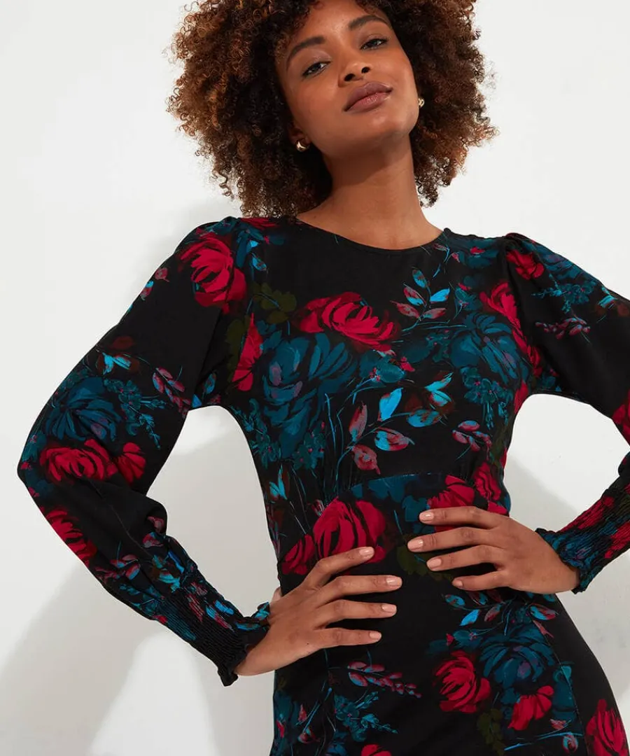 larissa_floral_jersey_dre_2.webp Cheap Joe Browns Larissa Floral Jersey Dress Black