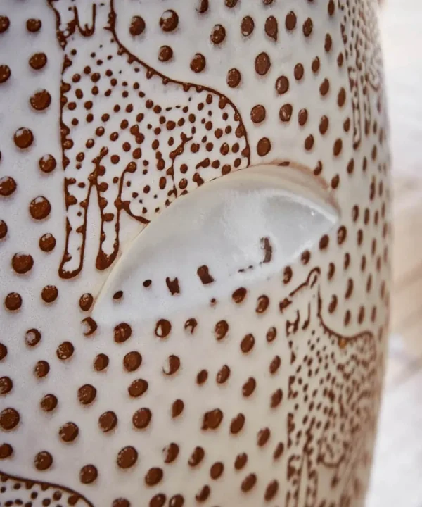 Shop Joe Browns Lavish Leopard Ceramic Stool Natural