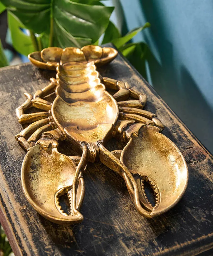 lavish_lobster_trinket_tr_2.webp Cheap Joe Browns Lavish Lobster Trinket Tray Antique Gold