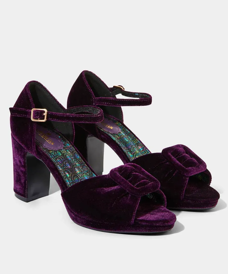 leading_lady_velvet_shoes_3.webp Flash Sale Joe Browns Leading Lady Velvet Shoes Purple