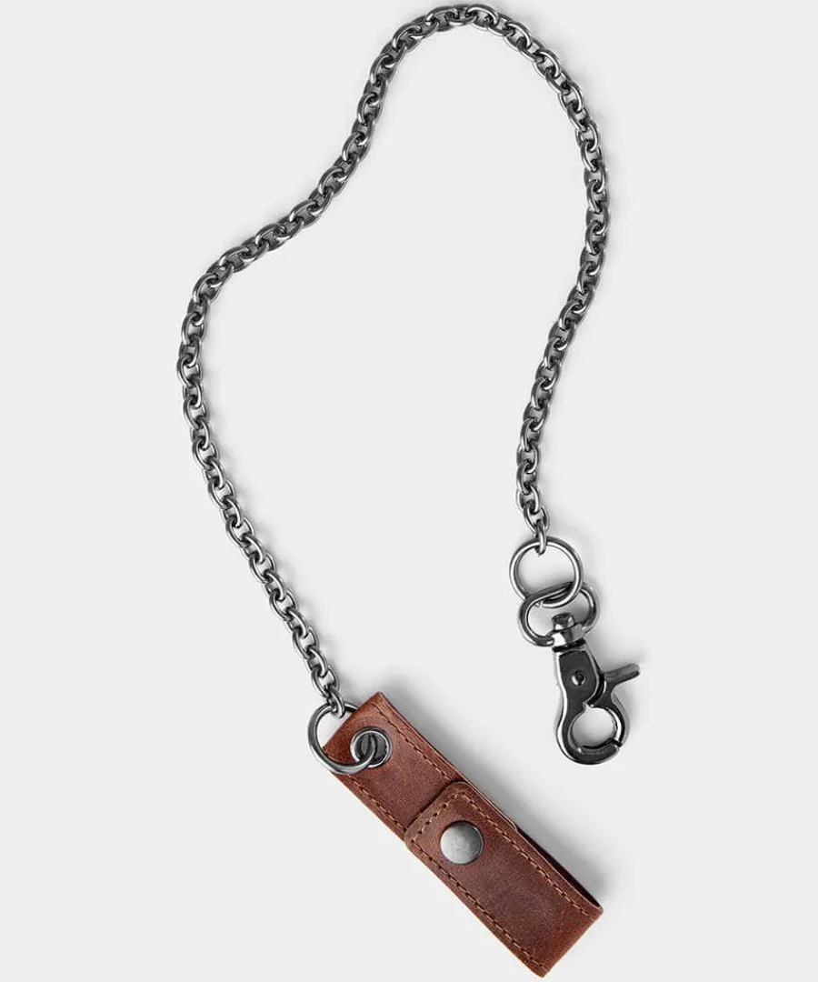 leather_trim_belt_loop_ch_0.webp Best Joe Browns Leather Trim Belt Loop Chain Silver