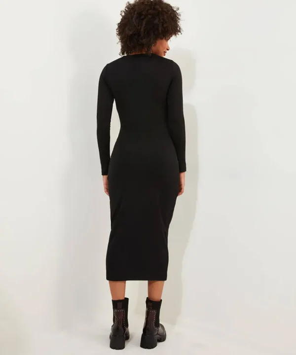 Hot Joe Browns Liberty Jersey Dress Black