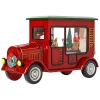 Cheap Joe Browns Lights And Sparkle Santa Spinner Bus Ornament Red