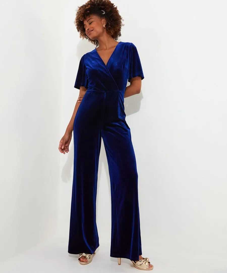 lillian_velour_jumpsuit_1.webp Best Joe Browns Lillian Velour Jumpsuit Midnight
