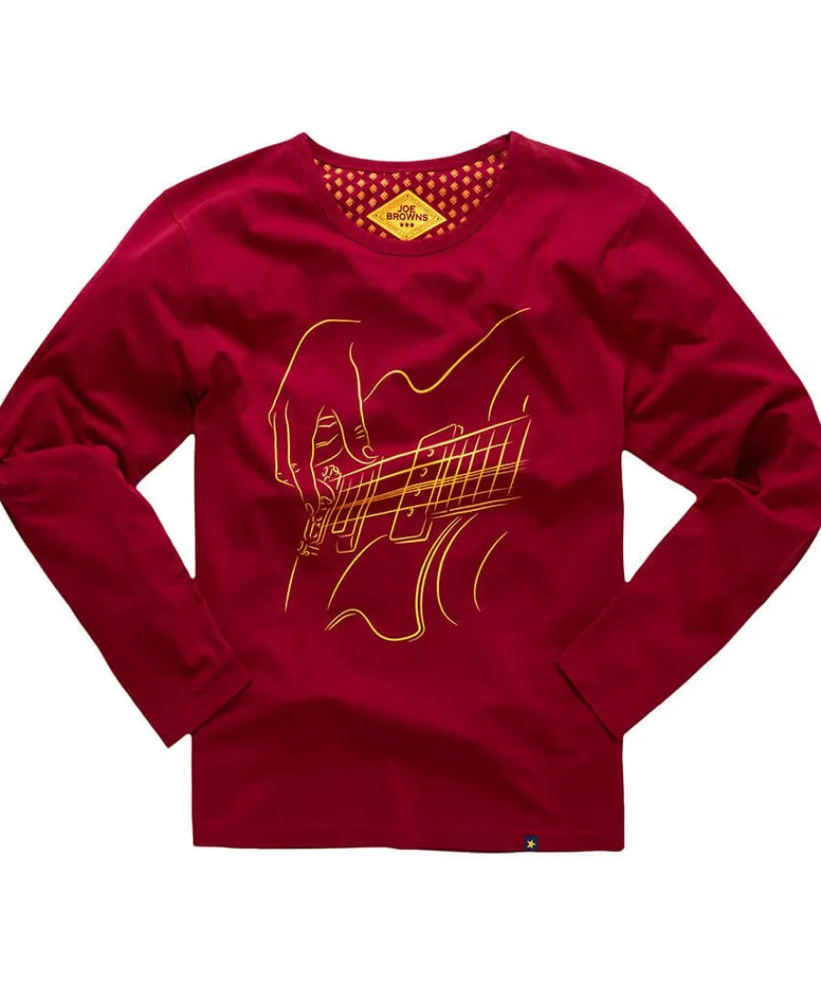 linear_guitar_pjs_3.webp Cheap Joe Browns Linear Guitar Pj's Red