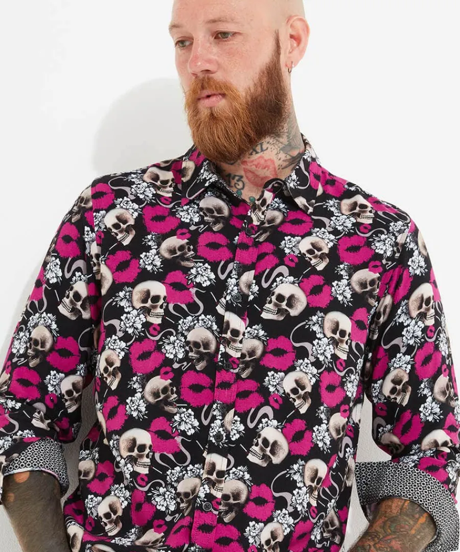 lips_and_skull_shirt_4.webp New Joe Browns Lips And Skull Shirt Black