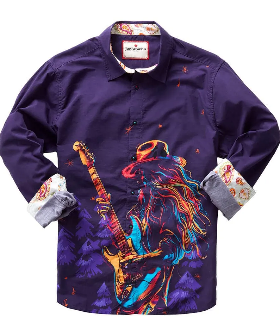 live_sounds_shirt_0.webp Hot Joe Browns Live Sounds Shirt Purple