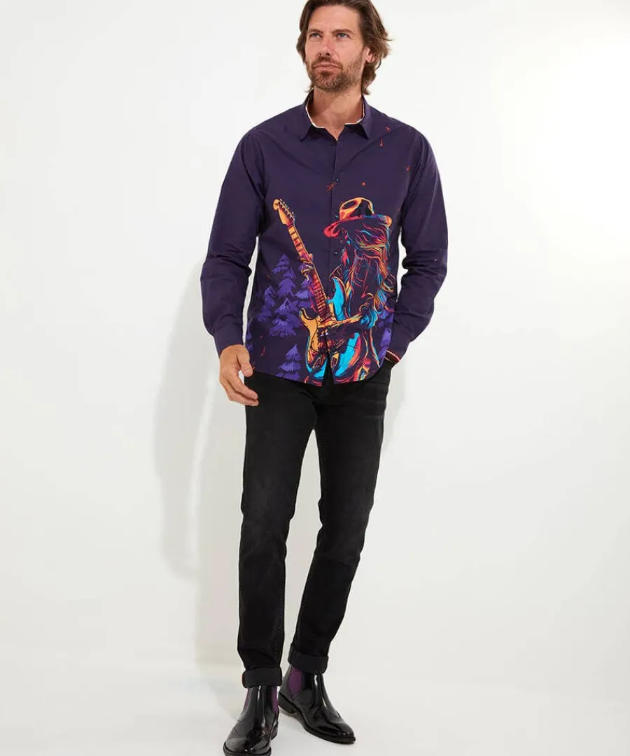 live_sounds_shirt_1.webp Hot Joe Browns Live Sounds Shirt Purple