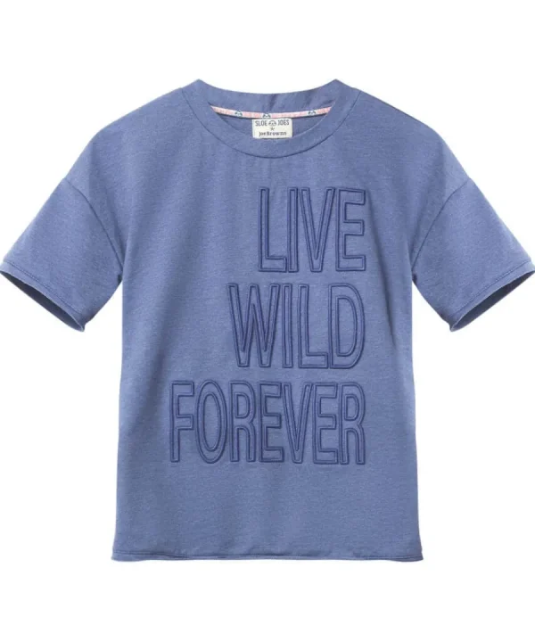 Online Joe Browns Live Wild Forever Tee Blue