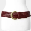 Fashion Joe Browns Lola Woven Leather Belt Tan