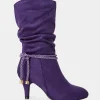 Sale Joe Browns Looking Good Slouchy Boots Deep Purple