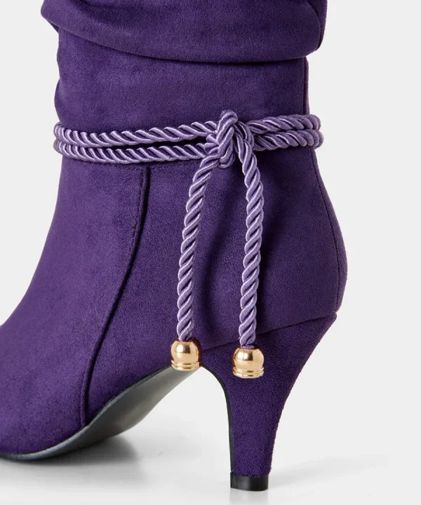 Sale Joe Browns Looking Good Slouchy Boots Deep Purple