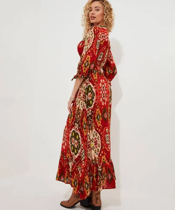 Best Joe Browns Loretta Print Dress Burnt Orange